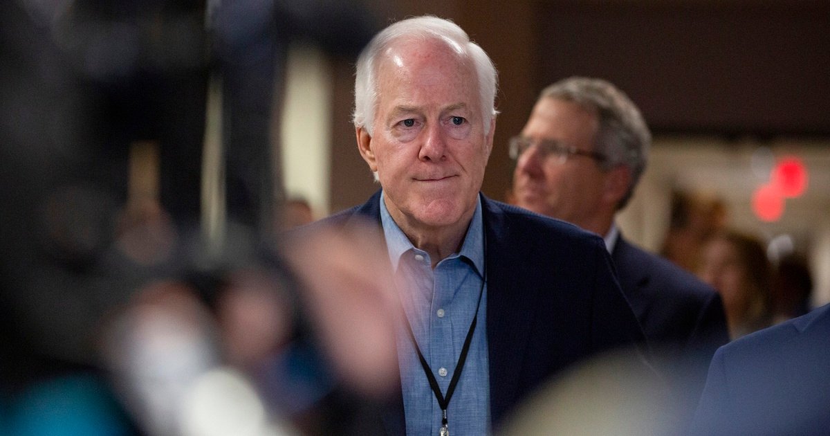 John Cornyn’s disapproval among Texas voters worsened dramatically as he negotiated a bipartisan gun bill, new poll shows