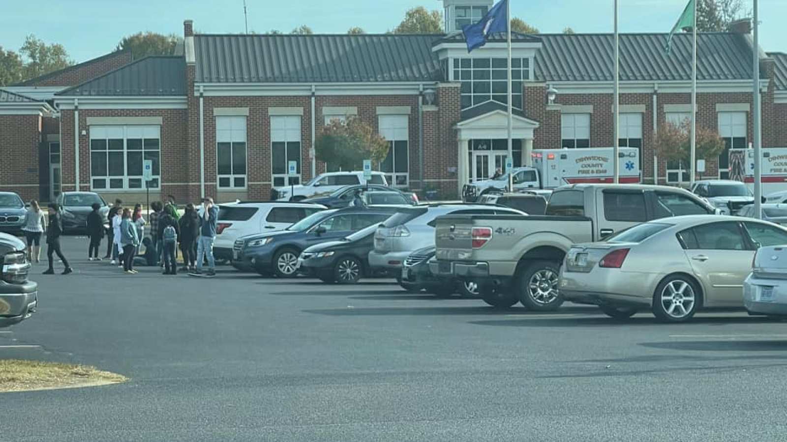 Dinwiddie High School fire update: 2 students released, 1 will be in hospital ‘for some time’