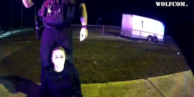 A police officer in Florida was left choking and breathless after she collapsed as a result of a possible exposure to fentanyl during a traffic stop.