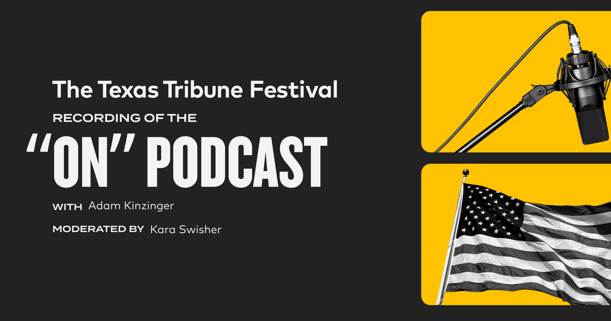 Watch Adam Kinzinger speak at the 2023 Texas Tribune Festival