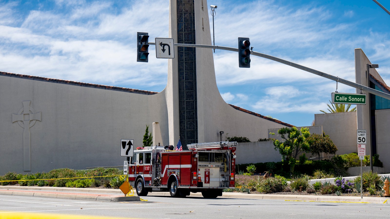 California churchgoers detained gunman in deadly attack