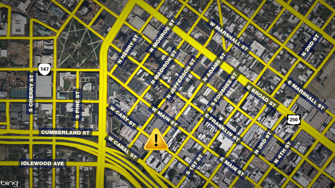 Be prepared for lane closures on West Cary Street this week